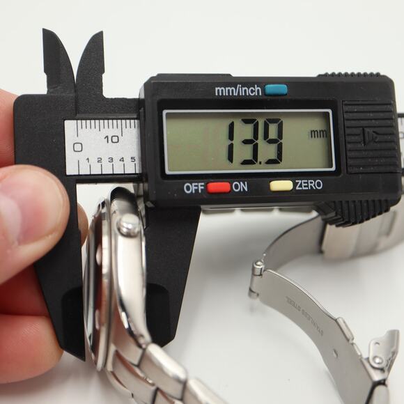 Fossil Blue Mens Silver Tone Blue Dial Watch AM-3319 Stainless Steel New Battery - Picture 3 of 14